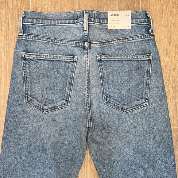 Agolde sophie ankle mid rise ankle jeans - Picture 9 of 9